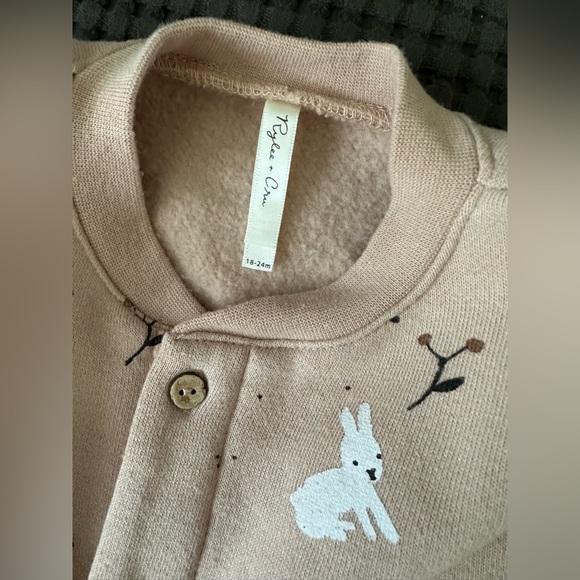 Rylee + Cru 🐇 Snow bunny fleece jumpsuit NWOT - Picture 3 of 4
